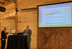 Koornneef of Nobis Group named Volunteer of the Year by CATCH Neighborhood Housing at non-profit’s annual event